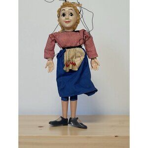 Vintage Hazelle Marionette Gretel 1950s Airplane Control READ